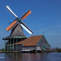 Verfmaalmolen De Kat, Zaanse Schans © fotografiepetra