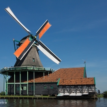 Verfmaalmolen De Kat 2, Zaanse Schans © fotografiepetra