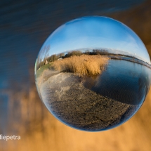 Noordkant Geestmerambacht in de glazenbol © fotografiepetra