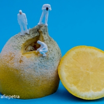 Chemisch onderzoek citroen © fotografiepetra