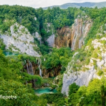 Totaalbeeld aantal watervallen Plitvice meren © fotografiepetra