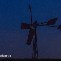 Bloedmaan &amp; windmolentje en Venus 27-7-2018 © fotografiepetra