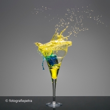 Blauw-Geel glas © fotografiepetra