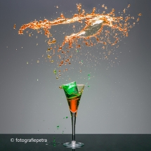 Oranje-Groen glas © fotografiepetrat