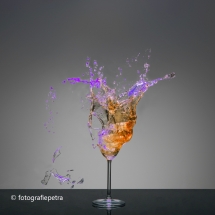 Paars-Oranje glas © fotogafiepetra