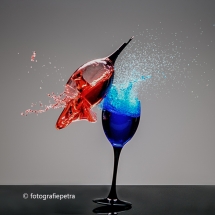Rood-Blauw glas © fotografiepetra