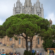 Sagrat Cor Church op Tibidabo berg © fotografiepetra