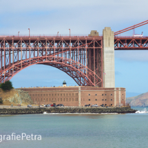 Fort Point Lighthouse Golden Gate Bridge © FotografiePetra
