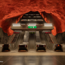 Metro Solna Centrum Stockholm 2 © FotografiePetra
